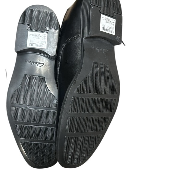 Clark’s men shoe,Tilden Cap toe,Oxford,black leather,classy,event,office 7.5 “ W - Picture 5 of 15